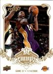 2008-09 Upper Deck MVP - Kobe Bryant MVP White #NNO Kobe Bryant Game 37