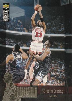 1995-96 Collector's Choice French II - The Jordan Collection #JC2 Michael Jordan - 50-Point Scoring Games