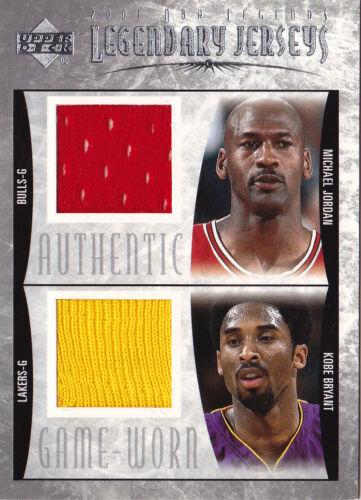 2000-01 Upper Deck Legends - Legendary Jerseys #MJ/KB-J Michael Jordan / Kobe Bryant
