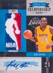 2010-11 Panini Timeless Treasures - Championship Season NBA Logoman Signatures #8 Kobe Bryant AU, MEM, SN1