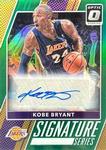 2017-18 Donruss Optic - Signature Series Green #87 Kobe Bryant AU, SN5