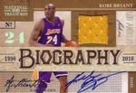 2009-10 Playoff National Treasures - Biography Materials Autographs #1 Kobe Bryant AU, MEM, SN25