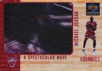 1997-98 Upper Deck Diamond Vision - Jordan Highlight Reels #2 Michael Jordan
