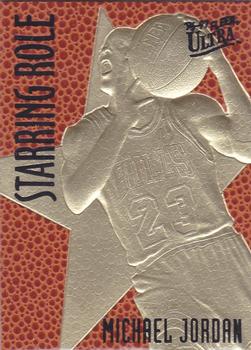 1996-97 Ultra Michael Jordan Feel the Game Starring Role 23KT Gold #NNO Michael Jordan
