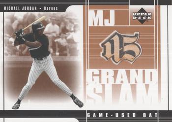 2001 Upper Deck Prospect Premieres - MJ Grandslam Game Bat #MJ3 Michael Jordan - MEM: Bat