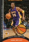 2009-10 Topps - Championship Materials #CM-KB Kobe Bryant MEM MEM: Game-worn jersey