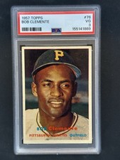1957 Topps #76 Bob Clemente