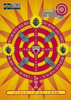 1997-98 Collector's Choice - MJ BULLSeye #B13 Michael Jordan - 1,750-2,000 or March 16-22 (W)