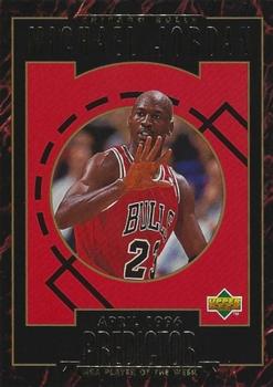 1995-96 Upper Deck - Predictors: Player of the Week #H5 Michael Jordan - April 1996