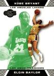 2007-08 Topps Co-Signers - Gold Green #49 Elgin Baylor / Kobe Bryant SN59, VAR VAR: Player variation
