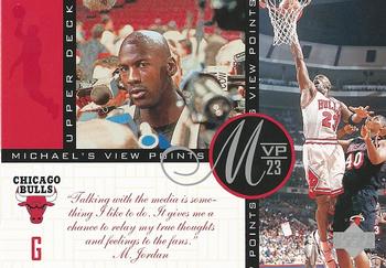 1996 Upper Deck Michael Jordan Michael's Viewpoints Jumbo #VP9 Michael Jordan