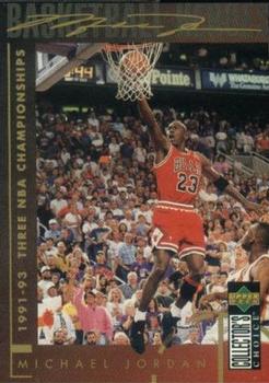 1994-95 Collector's Choice Italian #217 Michael Jordan - 1991-93 Three NBA Championships