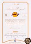 2014-15 Panini Flawless - Momentous Autographed Memorabilia Gold #MA-KB Kobe Bryant AU, MEM, SN10