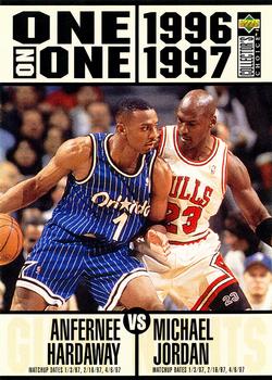 1996-97 Collector's Choice #356 Anfernee Hardaway / Michael Jordan / Gary Payton / John Stockton / Jason Kidd / Avery Johnson / Mookie Blaylock / Damon Stoudamire