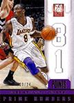 2012-13 Panini Elite - Prime Numbers Gold #24 Kobe Bryant SN24
