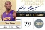 2009-10 Playoff National Treasures - All Decade Signatures #14 Kobe Bryant AU, SN25