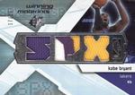 2008-09 SPx - Winning Materials Patches #SPX-KB Kobe Bryant MEM, SN25