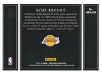 2017-18 Panini Impeccable - Gold NBA Logo #NBA-KB Kobe Bryant MED, SN10 MEM: 1/2 troy ounce 14k gold