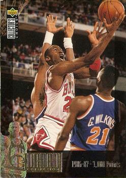 1995-96 Collector's Choice - The Jordan Collection #JC2 Michael Jordan - 1986-87 3,000 Points