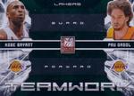 2009-10 Donruss Elite - Teamwork Combos Green #13 Kobe Bryant / Pau Gasol