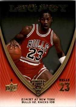 2008-09 Upper Deck Michael Jordan Legacy Collection #148 Michael Jordan - Game 148