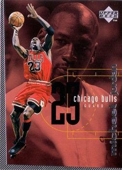 1998-99 Upper Deck #174 Michael Jordan - Checklist: 1-90; UER: "1997-98" on back, should be 1998-99