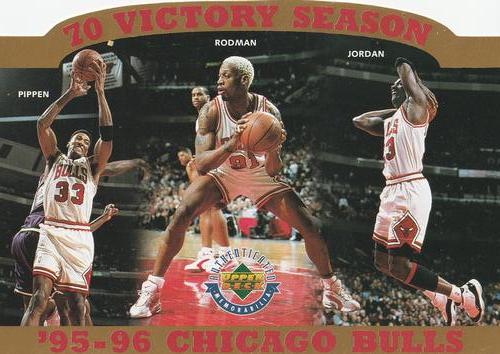 1996 Upper Deck Authenticated '95-96 Chicago Bulls 70 Victory Season #NNO '95-96 Chicago Bulls - 70 Victory Season
