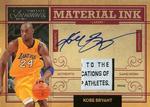 2009-10 Panini Timeless Treasures - Materials Laundry Tags Ink #1 Kobe Bryant AU, MEM, SN1