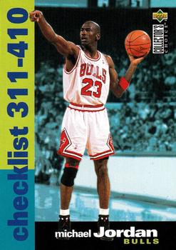1995-96 Collector's Choice #410 Michael Jordan - Checklist: 311-410
