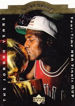 1996-97 Collector's Choice - A Cut Above: The Jordan Years Jumbo #CA9 Michael Jordan