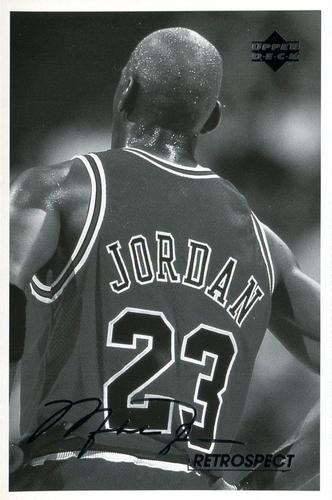 1998 Upper Deck Michael Jordan Retrospect Postcards #MJR6 Michael Jordan