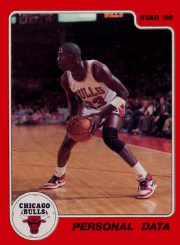 1986 Star Michael Jordan #9 Michael Jordan / Personal Data