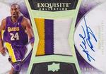 2008-09 Upper Deck Exquisite Collection - Limited Logos #LL-KB Kobe Bryant AU, MEM, SN24