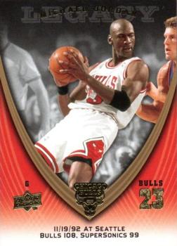 2008-09 Upper Deck Michael Jordan Legacy Collection #597 Michael Jordan - Game 597