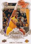 2008-09 Upper Deck MVP - Kobe Bryant MVP White #NNO Kobe Bryant Game 58