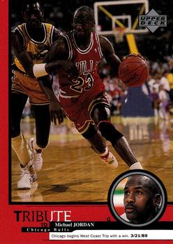 1999 Upper Deck Tribute to Michael Jordan #5 Michael Jordan (Chicago begins with a win 3/21/89)