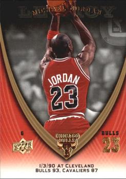 2008-09 Upper Deck Michael Jordan Legacy Collection #374 Michael Jordan - Game 374