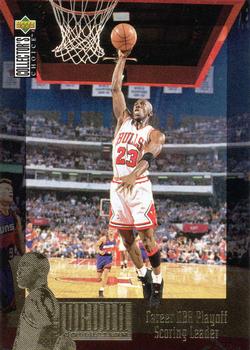 1995-96 Collector's Choice English II - The Jordan Collection #JC3 Michael Jordan - Career NBA Playoff Scoring Leader