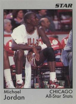 1991 Star Michael Jordan (Unlicensed) - Gray Border #3 Michael Jordan - All-Star Stats