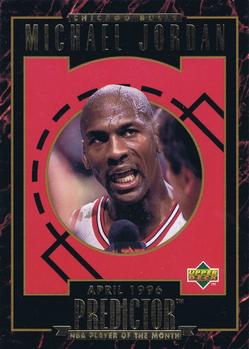 1995-96 Upper Deck - Predictors: Player of the Month #R5 Michael Jordan - April 1996