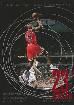 1996 Upper Deck 23 Nights: The Jordan Experience Jumbo #7 Michael Jordan