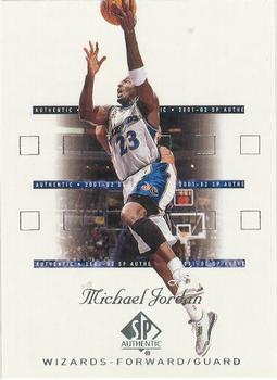 2001-02 SP Authentic #90 Michael Jordan