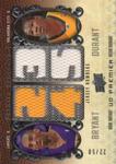 2008-09 Upper Deck Premier - Remnants Quad #PR4-BD Kobe Bryant / Kevin Durant MEM, SN50