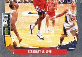 1996-97 Collector's Choice Italian Stickers #91 Michael Jordan - Bulls Victory Tour