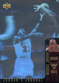 1996-97 Collector's Choice French - Jordan's Journal #J2 Michael Jordan - December