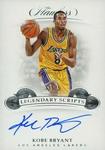 2018-19 Panini Flawless - Legendary Scripts #LS-KBR Kobe Bryant AU, SN25