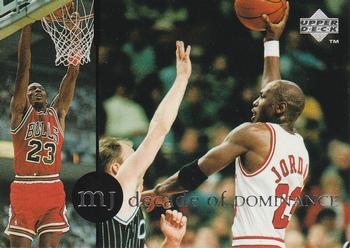 1994-95 Collector's Choice Spanish - Michael Jordan Rare Air Decade of Dominance #J9 Michael Jordan