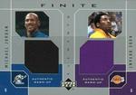 2002-03 Upper Deck Finite - Elements Dual Warm-Ups #MJ/KB Michael Jordan / Kobe Bryant MEM