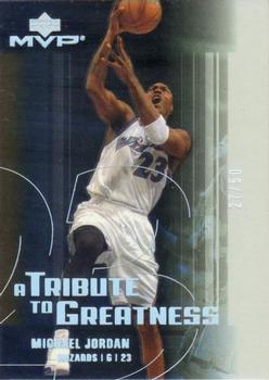 2003-04 Upper Deck MVP - A Tribute to Greatness Platinum #MJ4 Michael Jordan