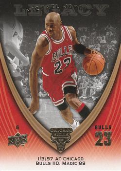 2008-09 Upper Deck Michael Jordan Legacy Collection #798 Michael Jordan - Game 798